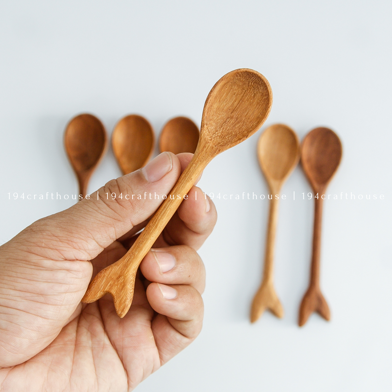 Fish Tail Wooden Spoon