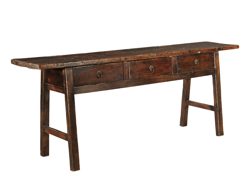 Collected Antique Butcher’s Console Table