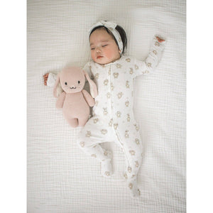 Organic 2-Way Zipper Footie | Brixy Bunny