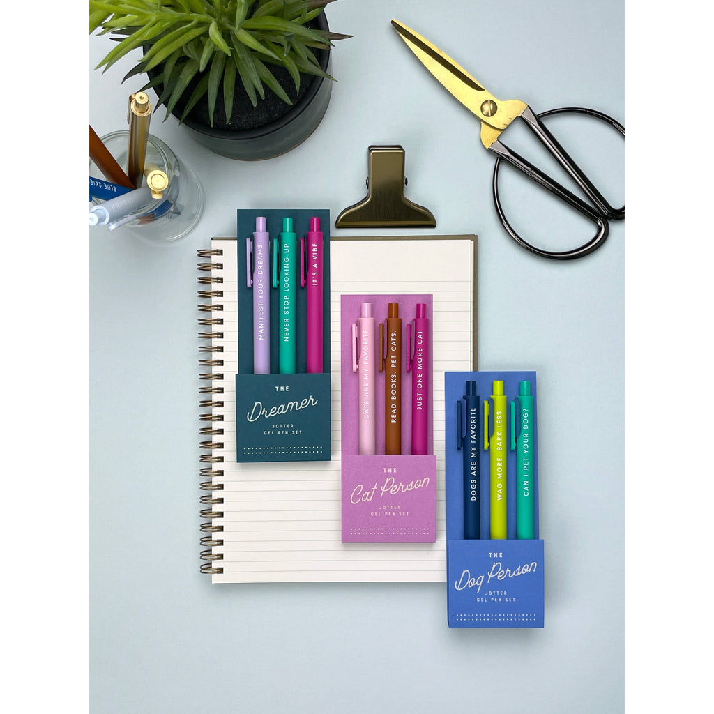 S/3 Gel Pens | The Dreamer Jotter Set