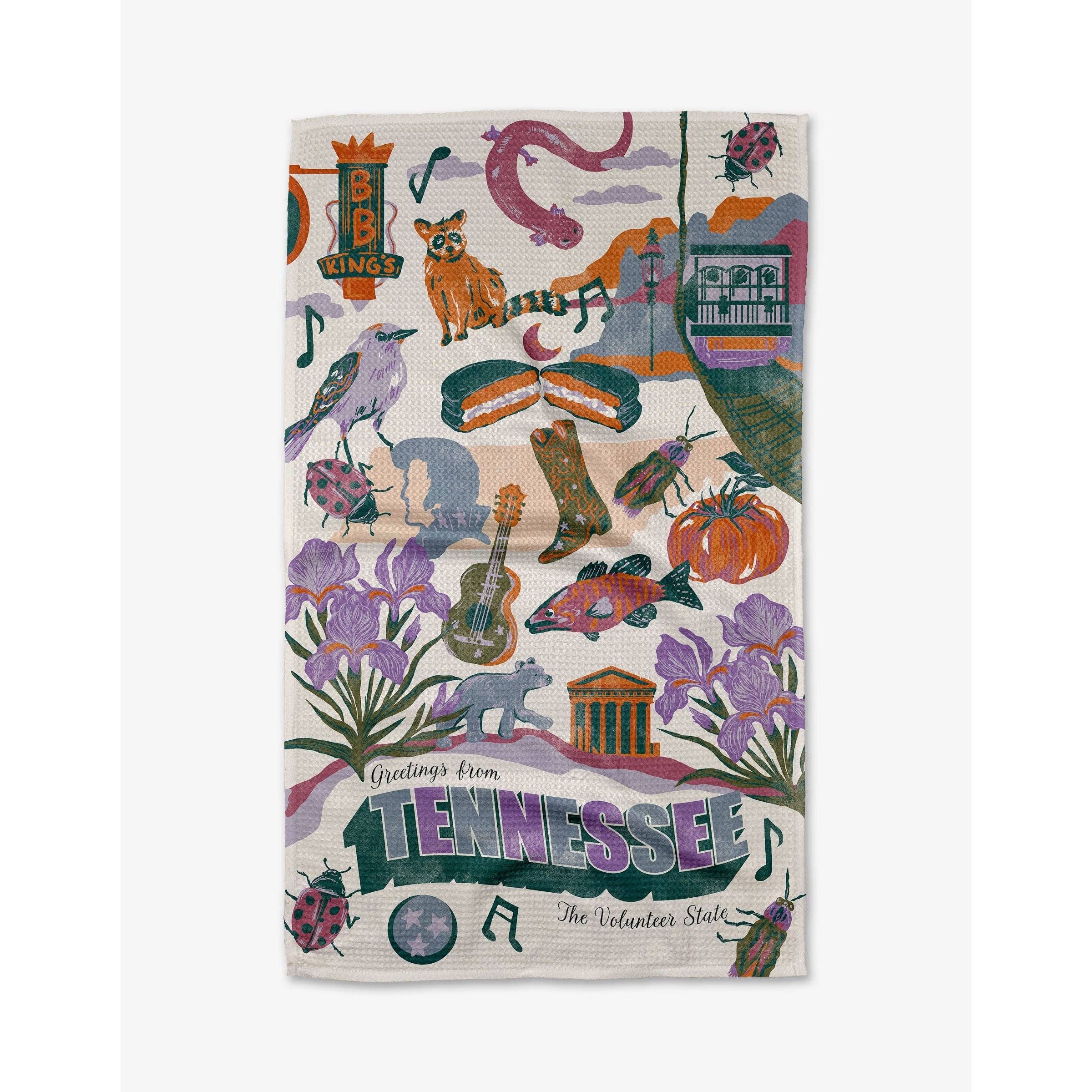 Geometry Tea Towel | Greetings From Tennessee
