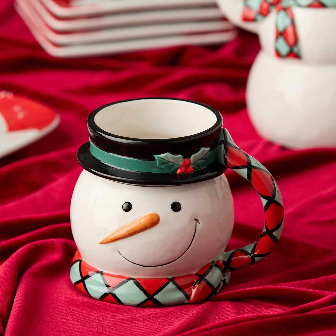 Christmas Whimsy | Snowman 3-D Mug