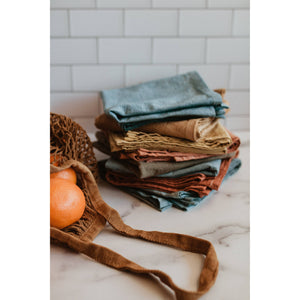 Plant dyed Organic cotton Kitchen Towel | Mink