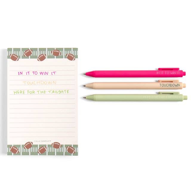 S/3 Gel Pens | Tailgate Club Jotter Set