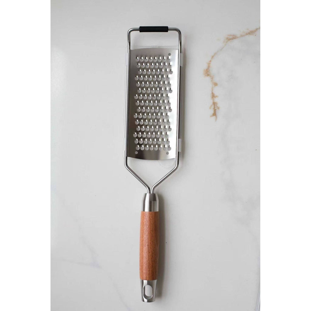 Himore Studio - Cheese Grater with Walnut Wood Handle: Coarse