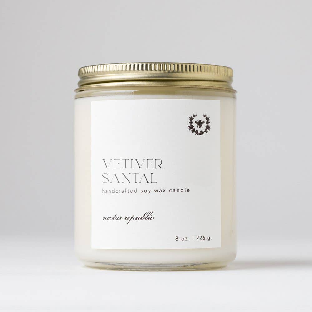 Jar Soy Candle | Vetiver Santal (Summer Fall)