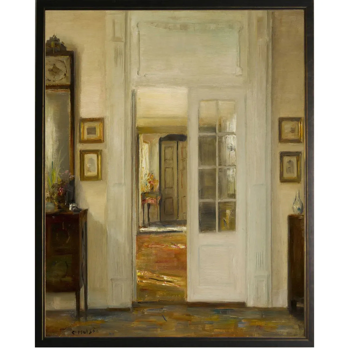 Vintage House Interior Painting - Doorways | 18" x 24"