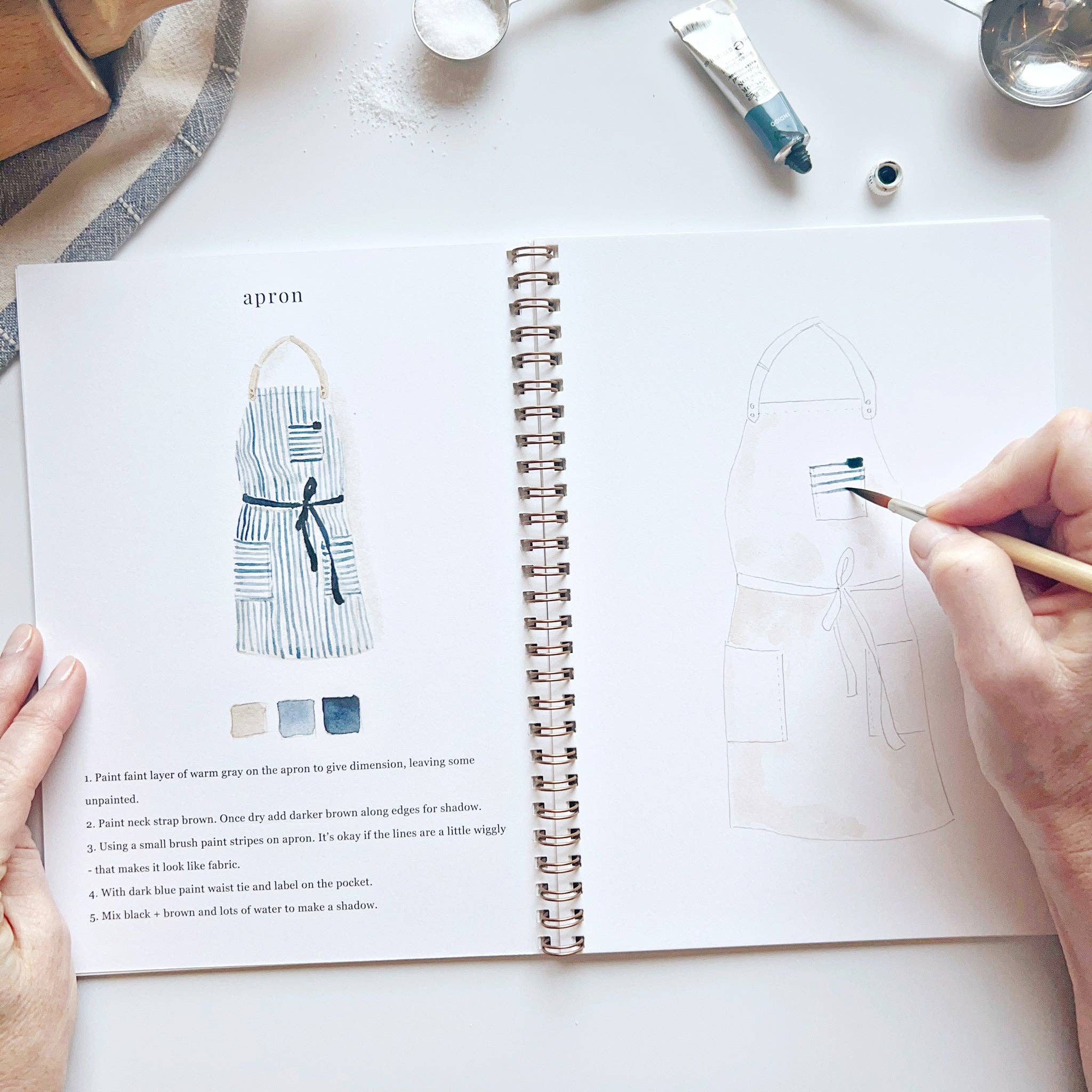 Watercolor Workbook | Baking