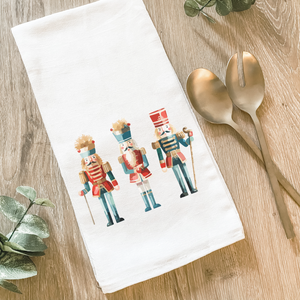 Cotton Tea Towel | Holiday Nutcracker