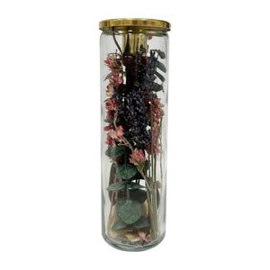 Botanical Taper Candle Holder: Tall | Lavender Fields