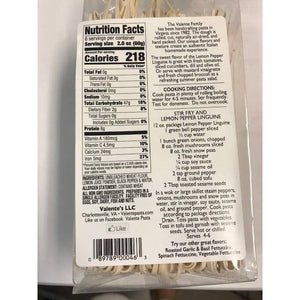 Valente Pasta | Lemon Pepper Linguine