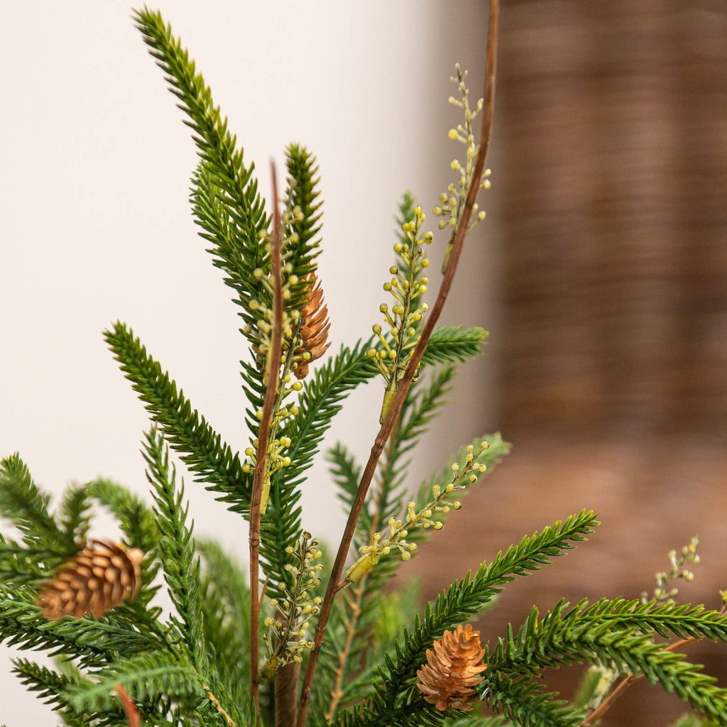 Soft Touch Austrian Pine Tree in Burlap Base | 19"H