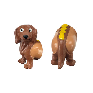 S/8 Daschund Corn Holder Set