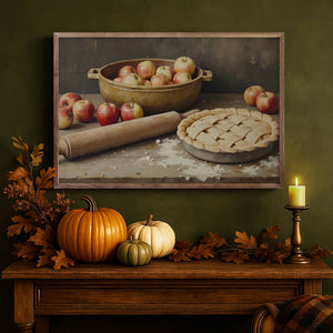 Apple Pie Baking Framed Art