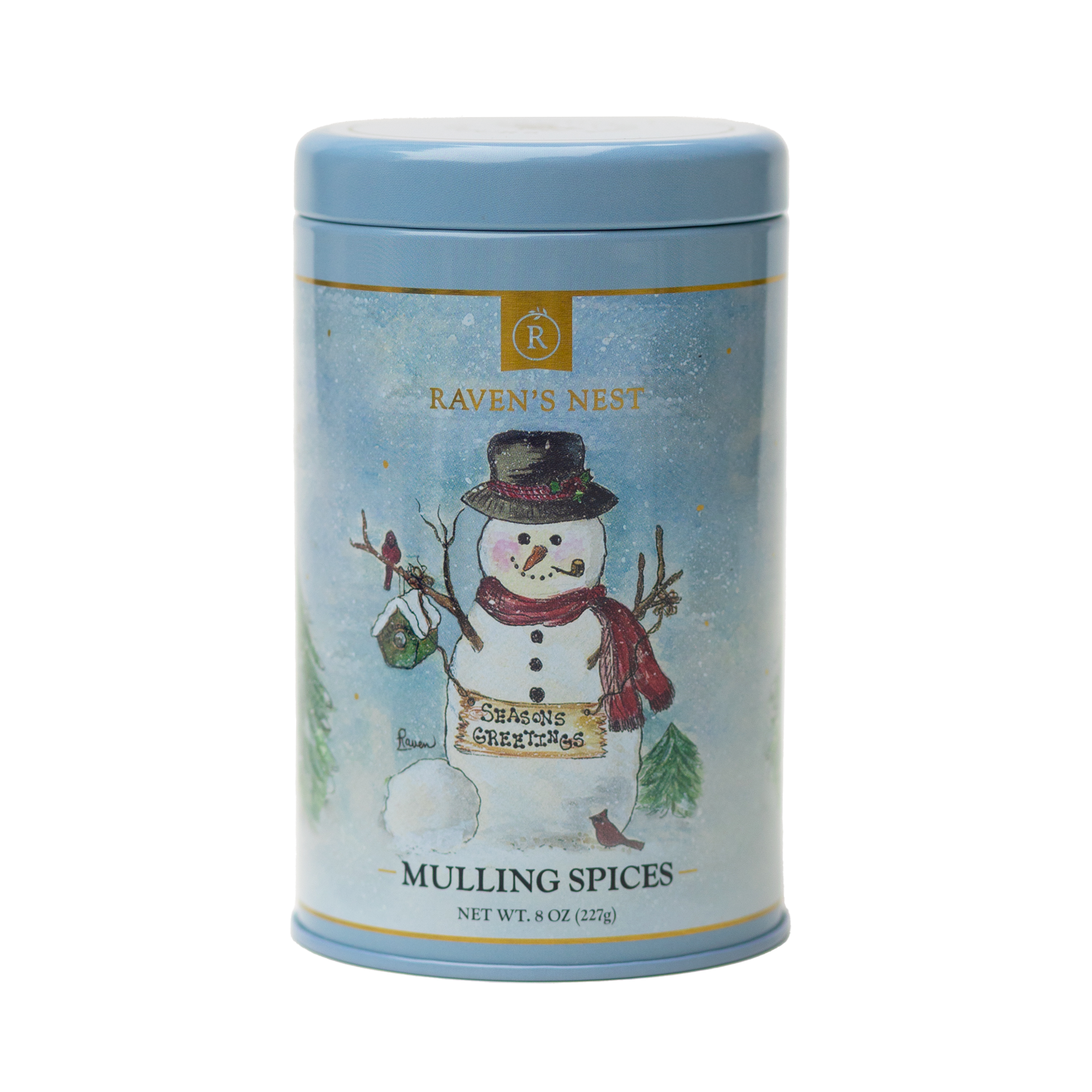 Raven's Nest Gourmet - NEW! Snowman -  Holiday Keepsake Tin