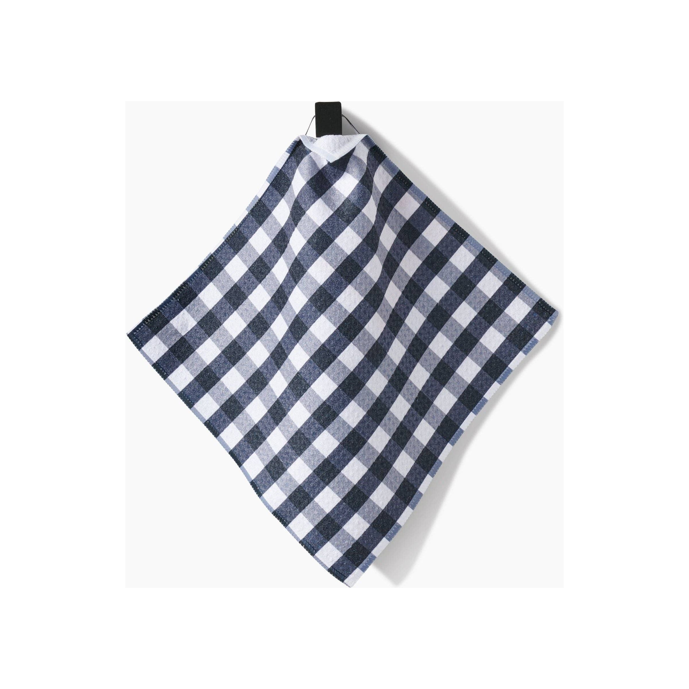 Geometry - Midnight Flannel Dishcloth Set