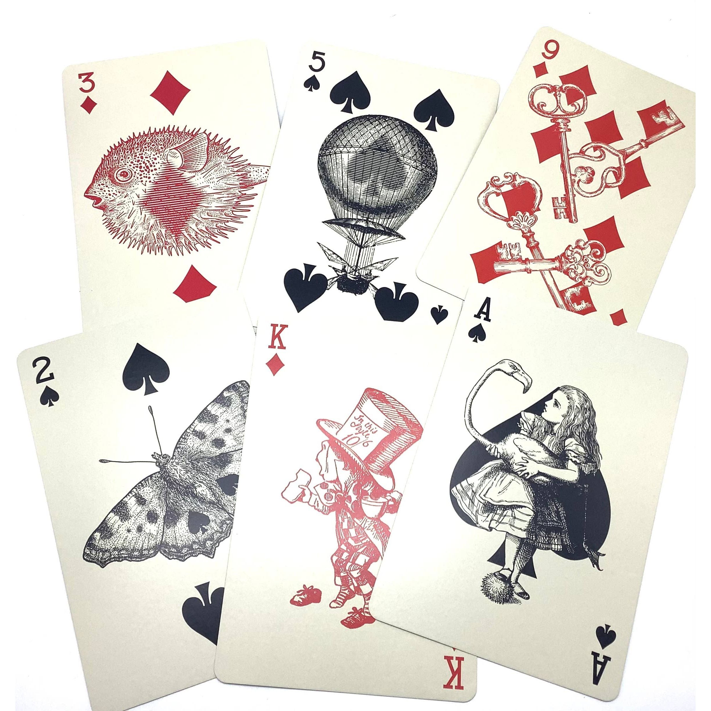 Alice in Wonderland Giant Playing Card Wall Decor