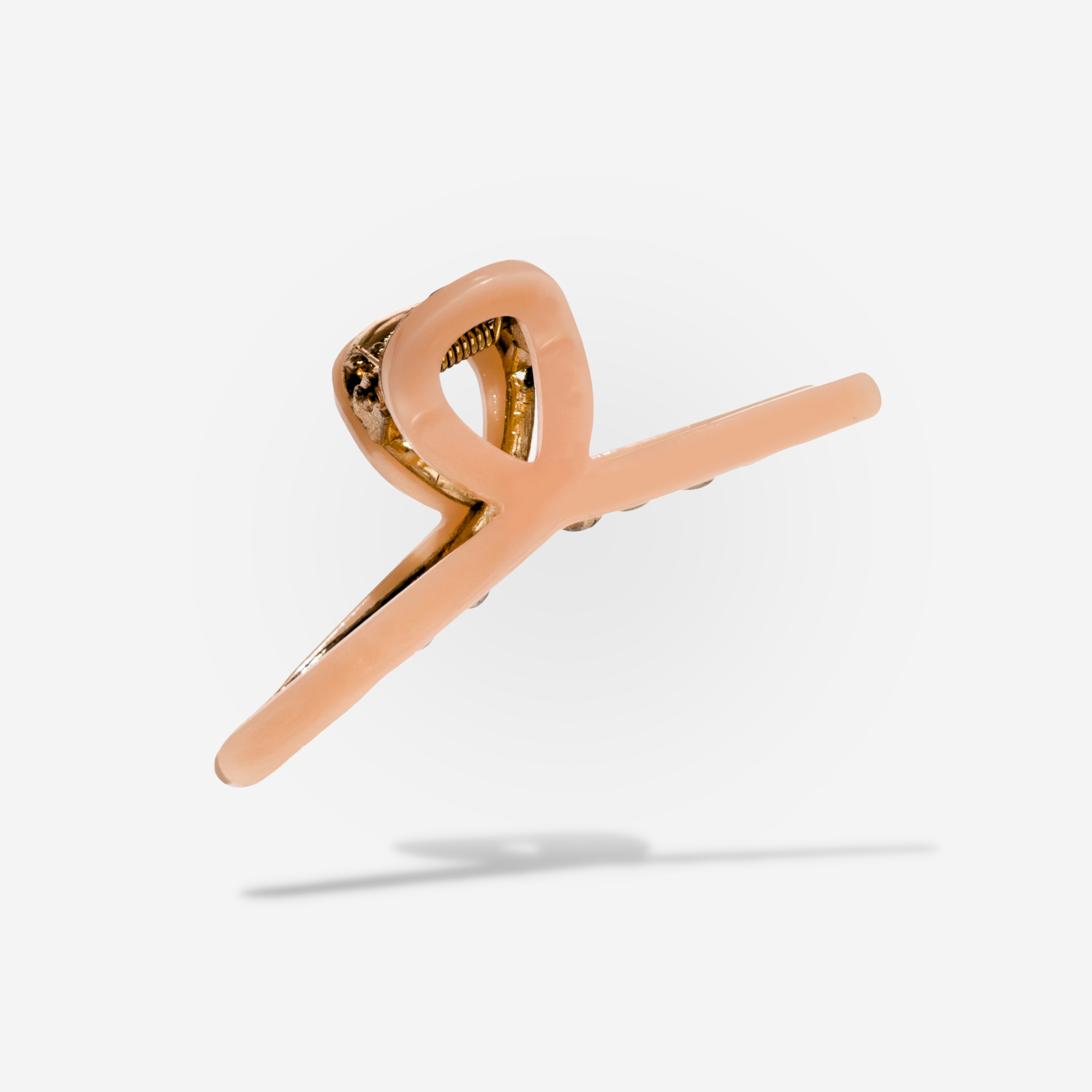 Mini Loop Hair Claw Clip | Chocolate