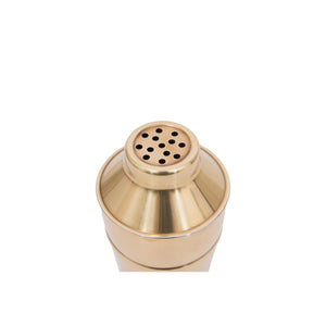 S/S Brass Finish Cocktail Shaker