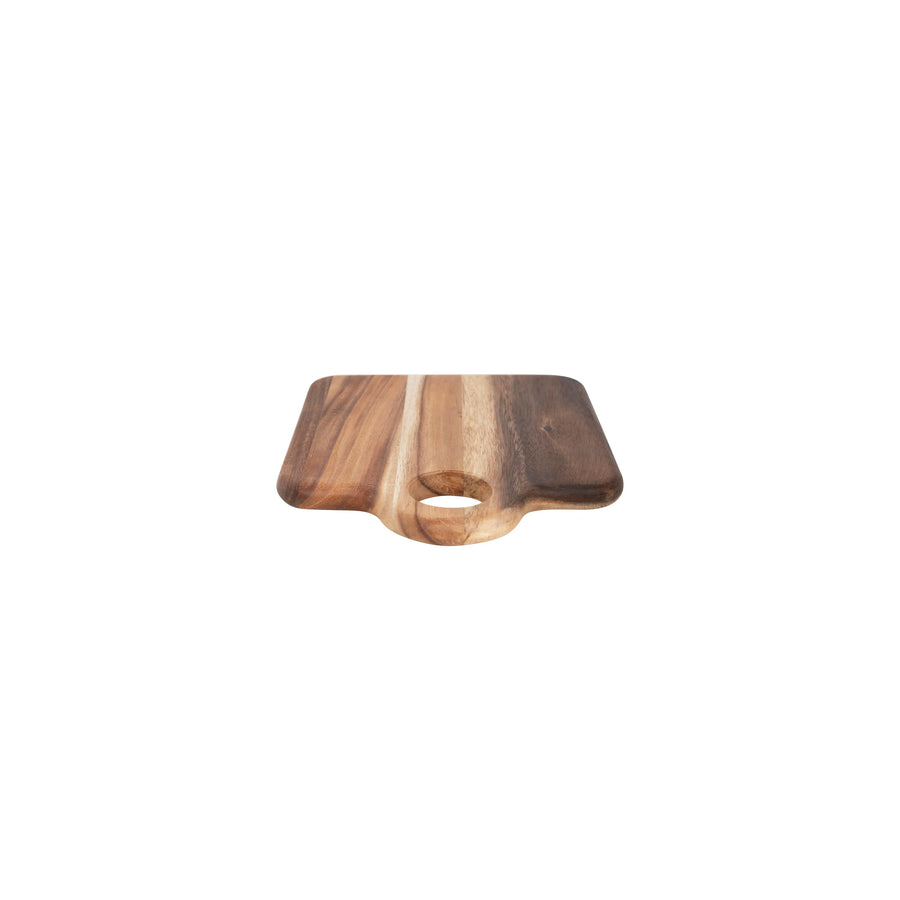Wood Cheese/Cutting Board w/Handle