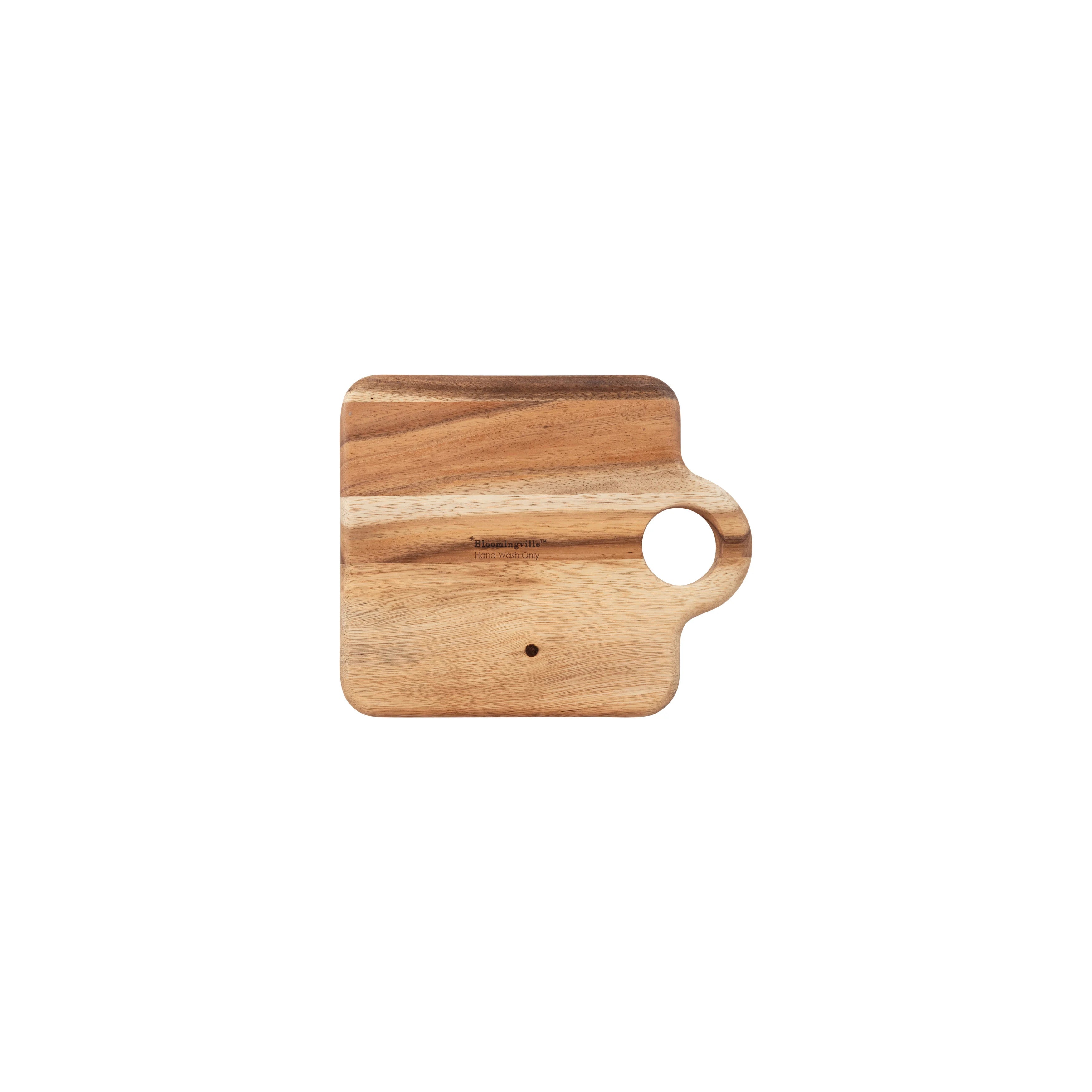 Wood Cheese/Cutting Board w/Handle