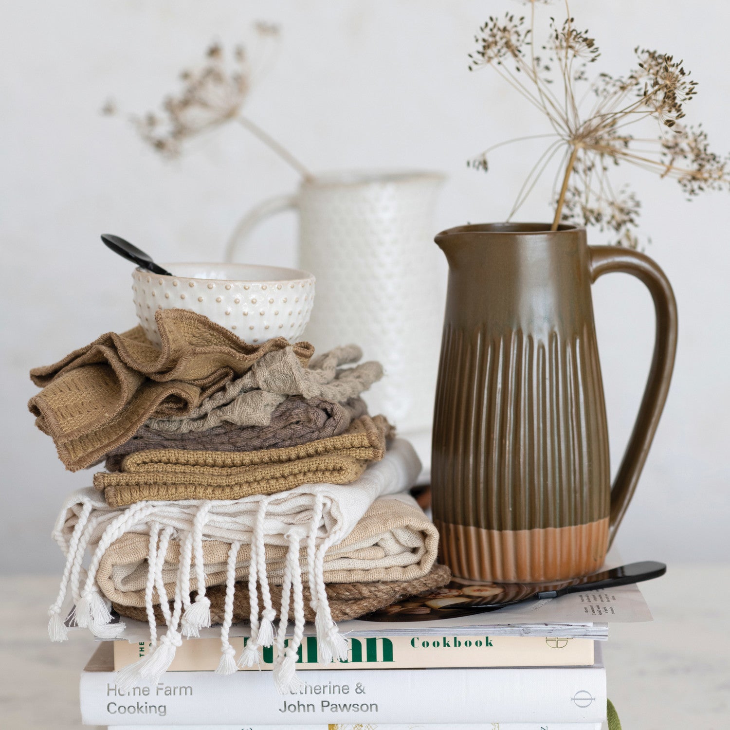 S/3 Woven Cotton Slub Dish Cloths