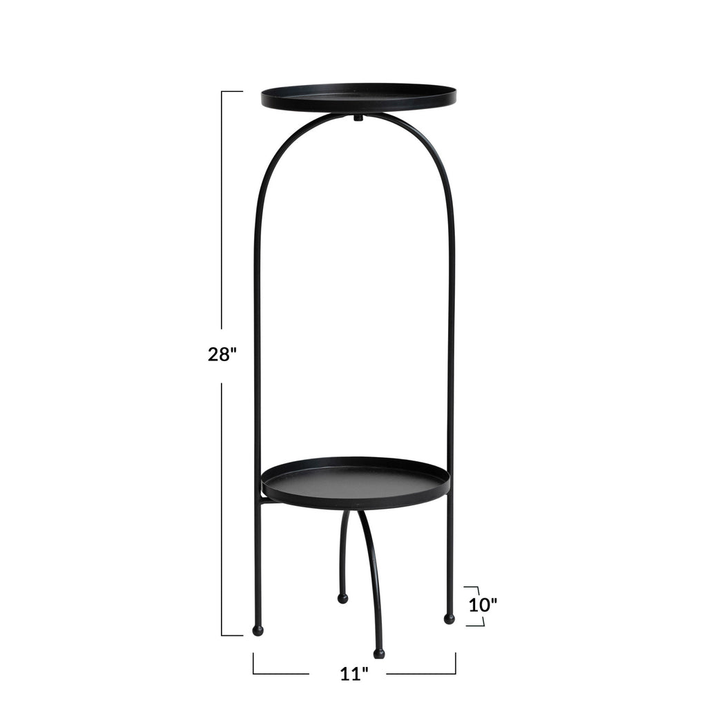 Black Metal Table/Plant Stand