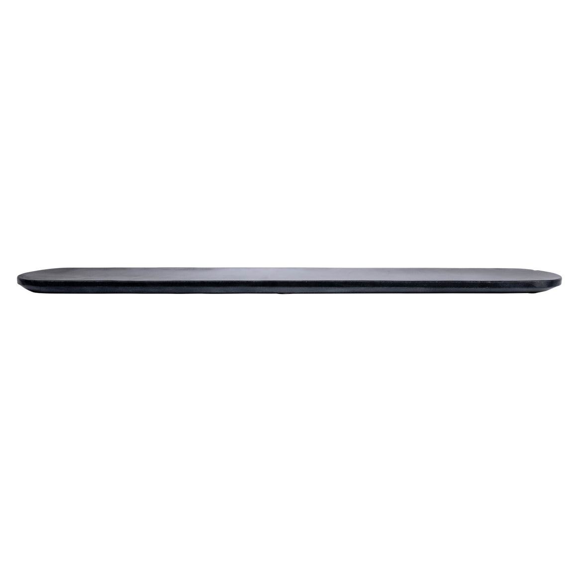 Oval Black Marble Serving Board