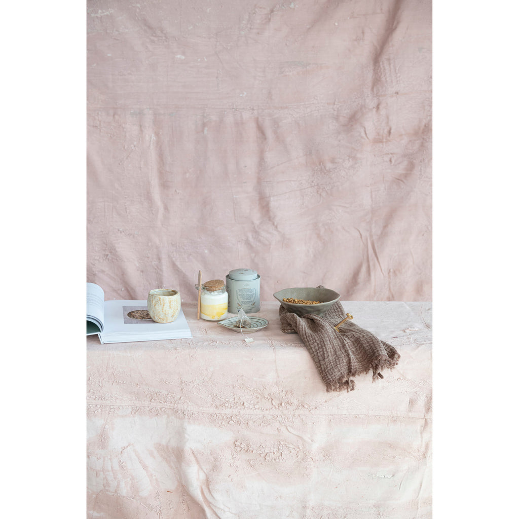 Tan Stoneware Cup/Vase