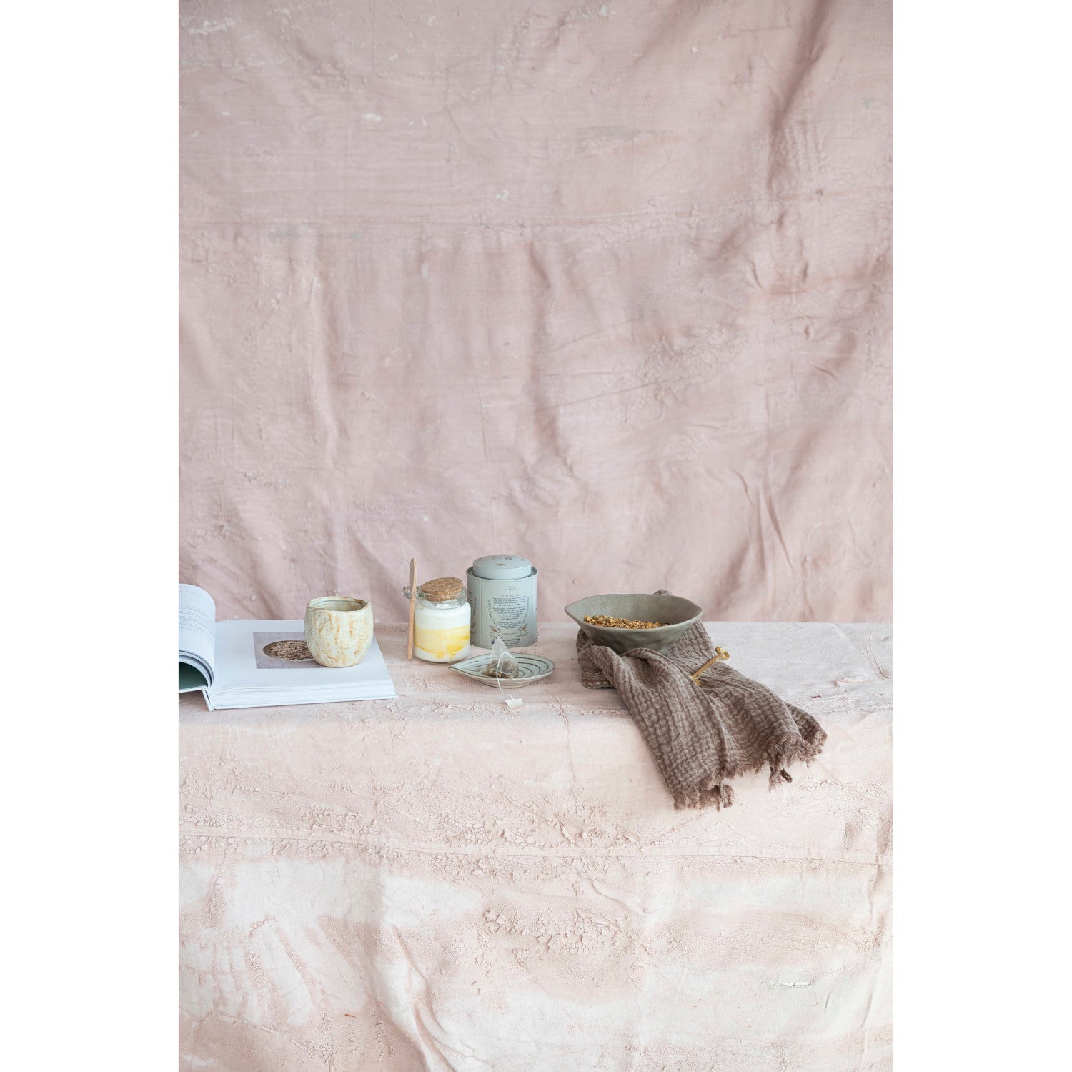 Tan Stoneware Cup/Vase