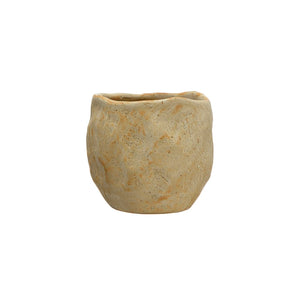 Tan Stoneware Cup/Vase