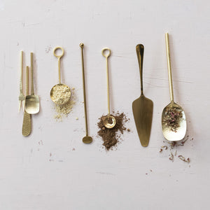 Cocktail Stirrer | Antique Brass Finish