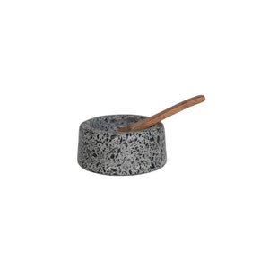 Terrazzo Salt Cellar w/Wood Spoon