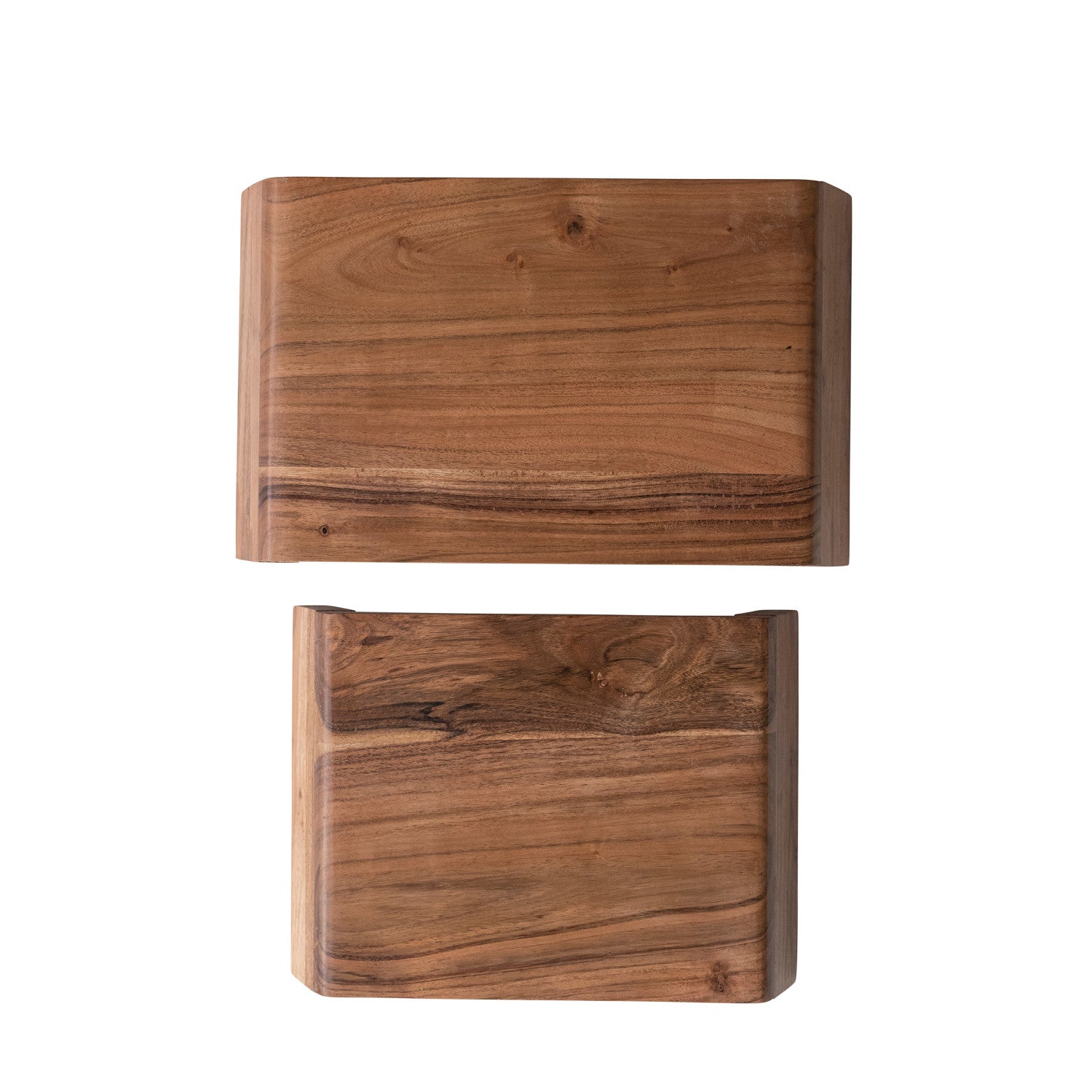 S/2 Wooden Nesting Pedestals