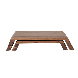 S/2 Wooden Nesting Pedestals