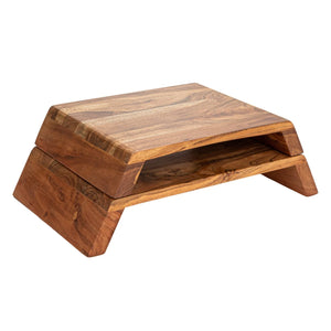 S/2 Wooden Nesting Pedestals
