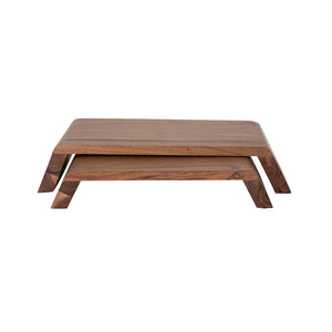 S/2 Wooden Nesting Pedestals