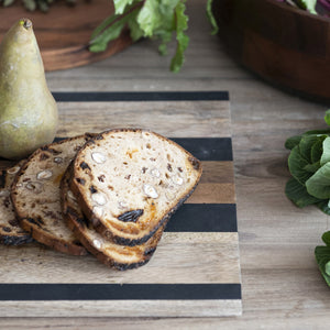 Wood Striped Cheese/Cutting Board