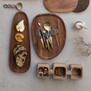 Wood Organic Shaped Serving Tray