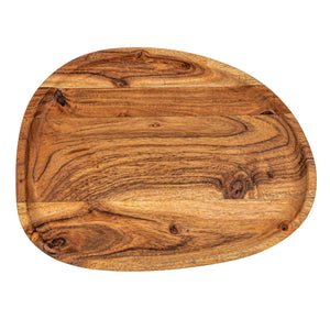 Wood Organic Shaped Serving Tray