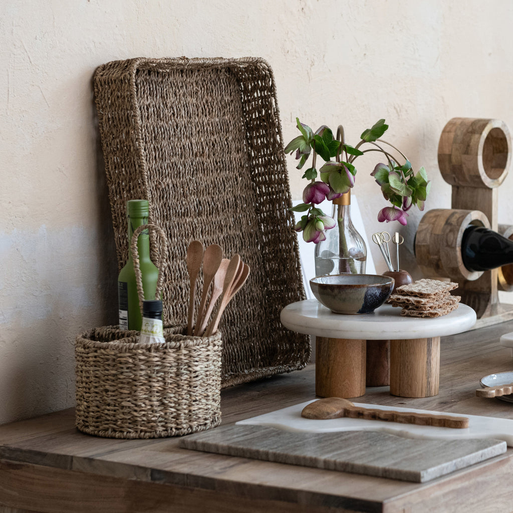 Hand-Woven Seagrass Caddy