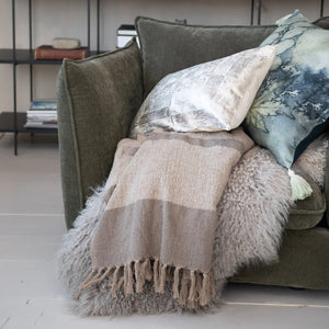 Savannah Stripe Cotton Blend Throw