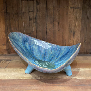 Stoneware Footed Bowl