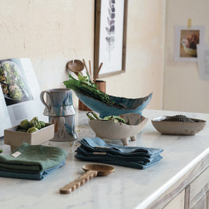 Stoneware Footed Bowl
