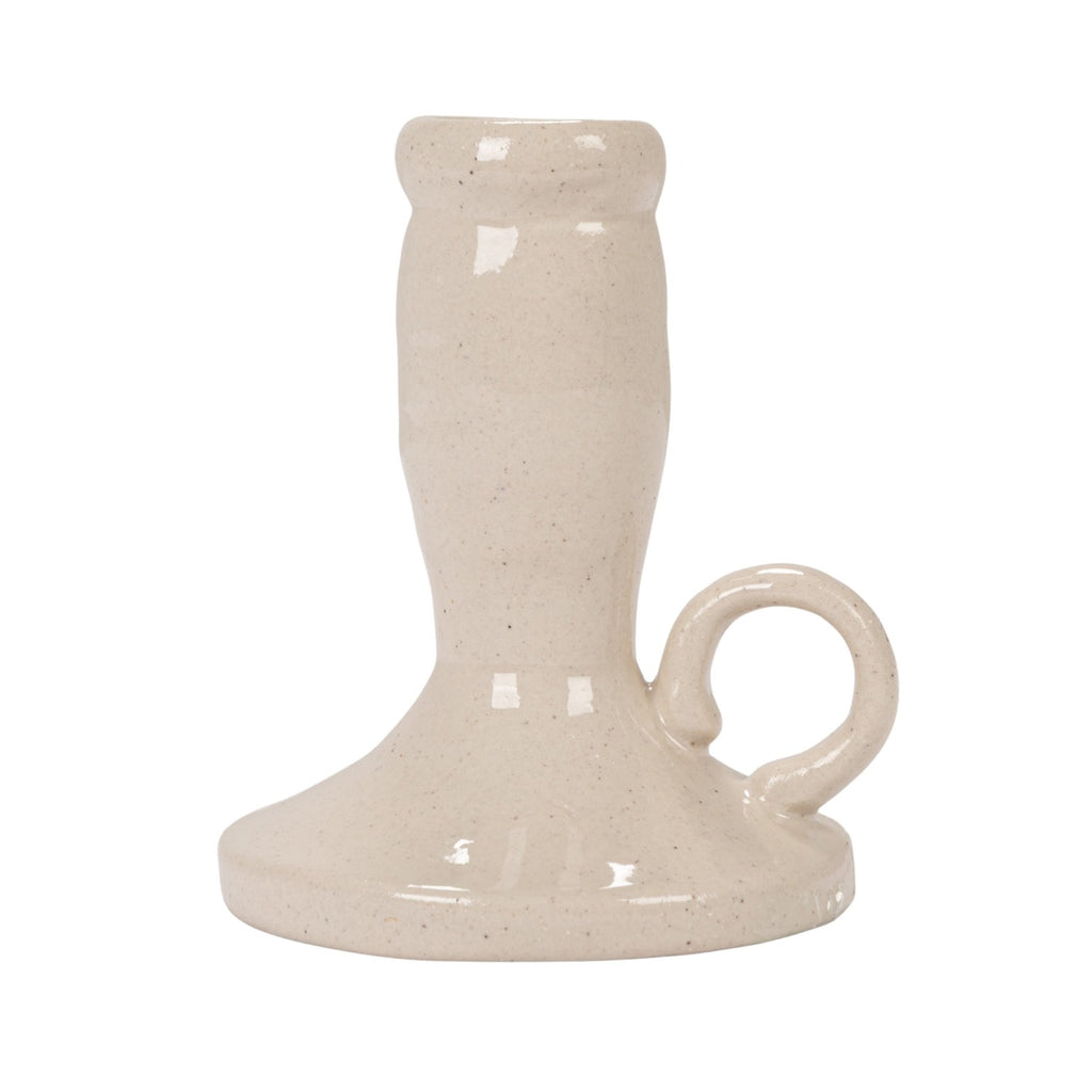 Stoneware Chamberstick