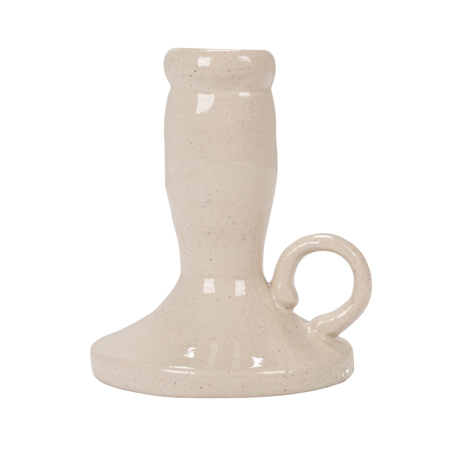 Stoneware Chamberstick