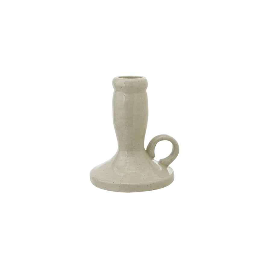 Stoneware Chamberstick