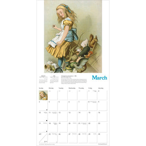 Alice in Wonderland Wall Calendar 2024 (Art Calendar)