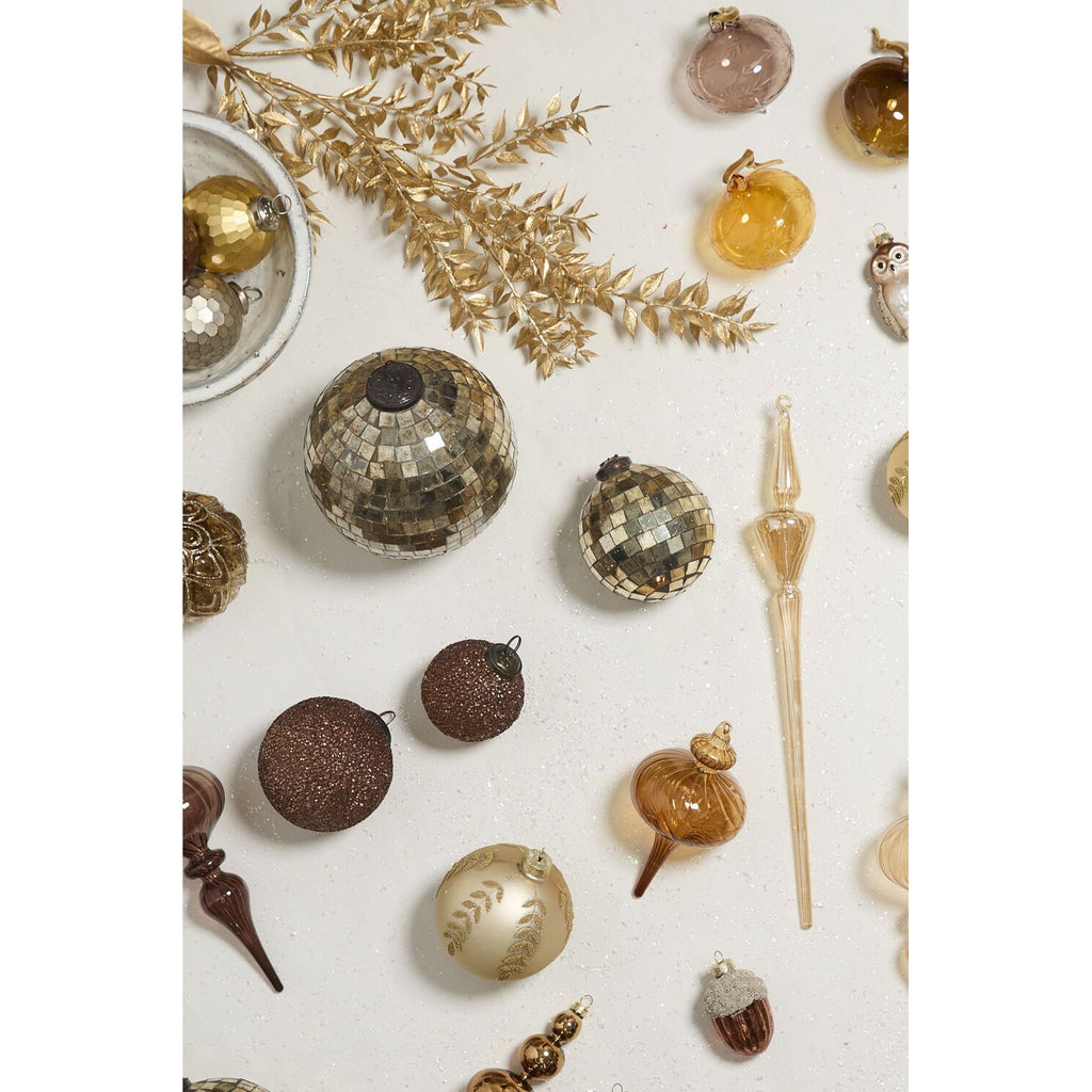 Antiqued Disco Ball Ornament