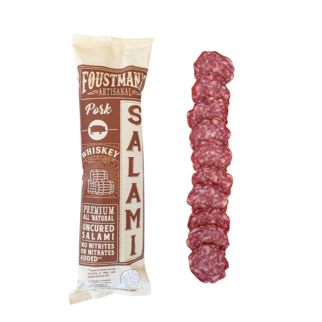 Foustman’s Artisanal Uncured Pork & Whiskey Salami